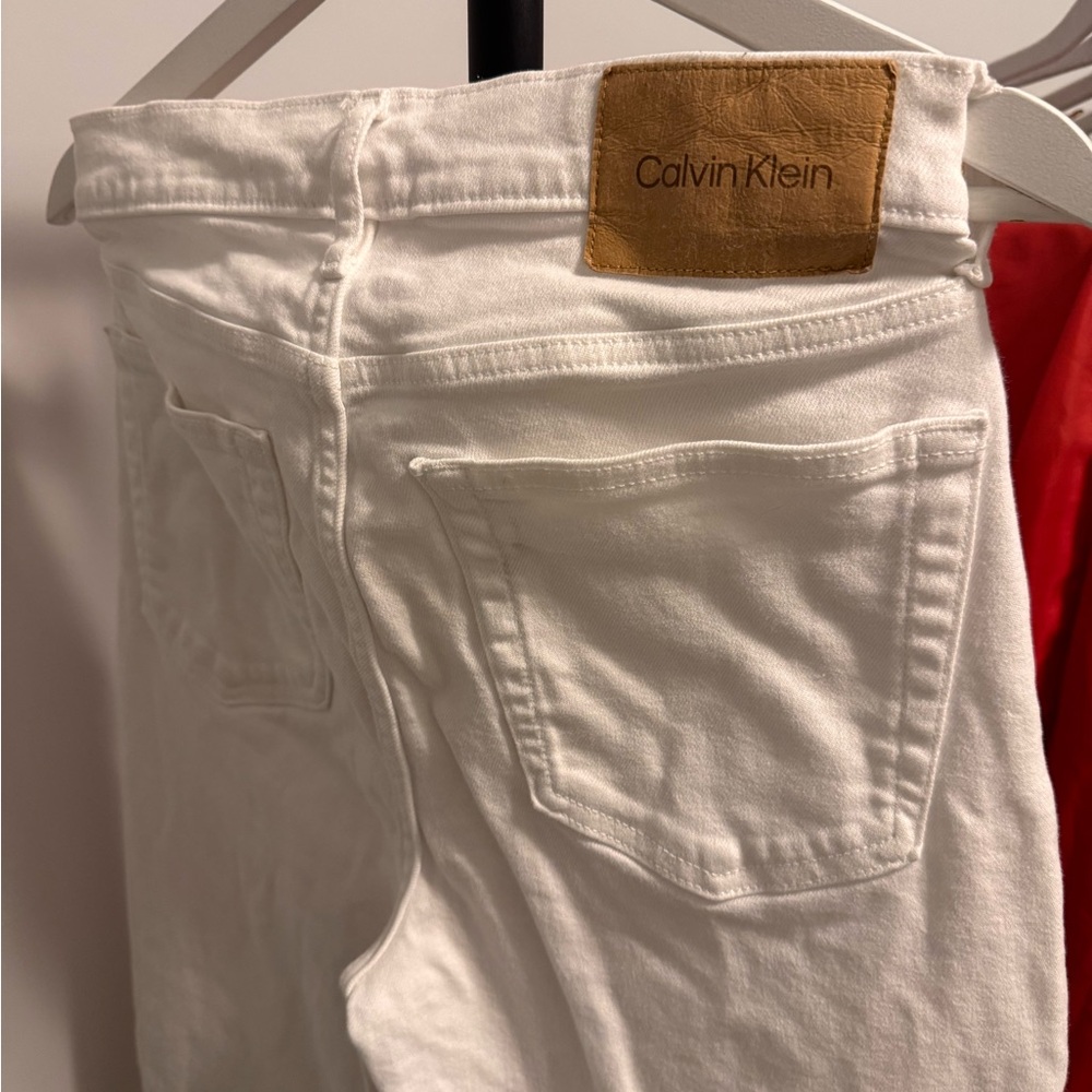 Calvin Klein Mid Rise Flared Fit Jeans - Picture 2 of 4